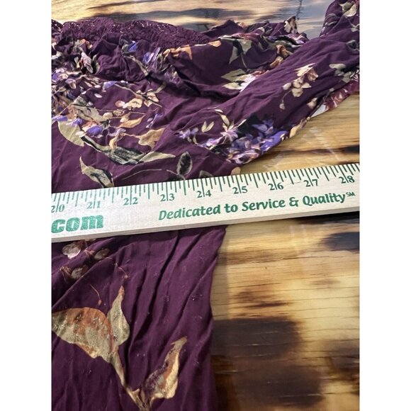 Oddy Womens Tunic Size 3XL Floral Lace Ruffles Peasant Cottagecore Modern Career - Picture 4 of 10